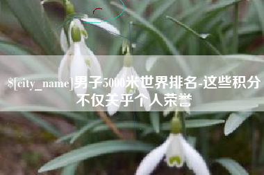 齐河男子5000米世界排名-这些积分不仅关乎个人荣誉