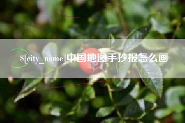 齐河中国地图手抄报怎么画