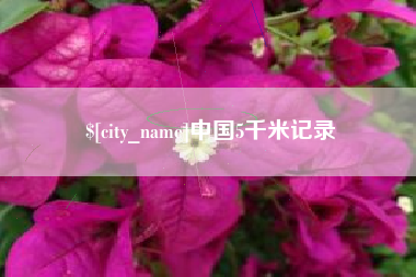 齐河中国5千米记录