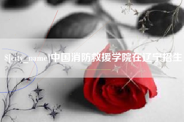 齐河中国消防救援学院在辽宁招生