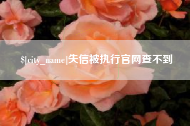 齐河失信被执行官网查不到