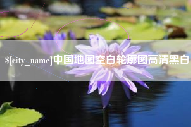 齐河中国地图空白轮廓图高清黑白
