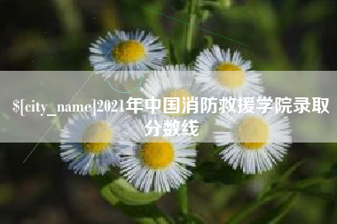 齐河2021年中国消防救援学院录取分数线
