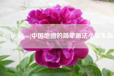 齐河中国地图的简单画法小学生版