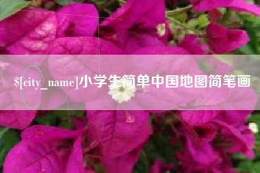 齐河小学生简单中国地图简笔画