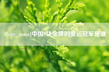 齐河中国9块金牌的奥运冠军是谁