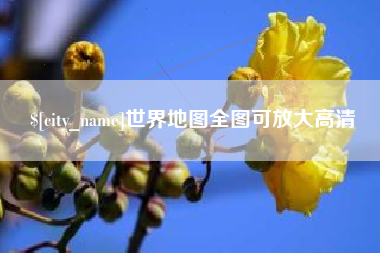 齐河世界地图全图可放大高清