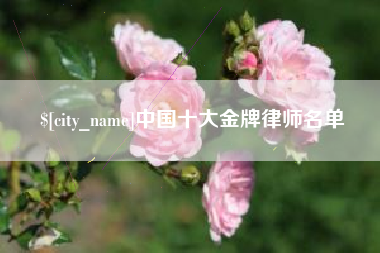 齐河中国十大金牌律师名单
