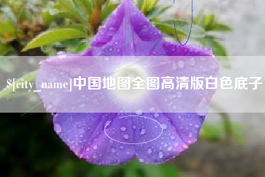 齐河中国地图全图高清版白色底子
