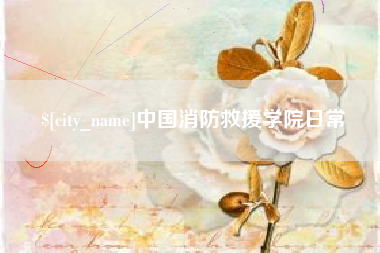 齐河中国消防救援学院日常