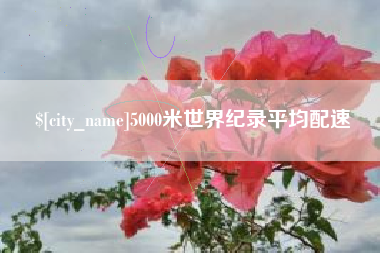 齐河5000米世界纪录平均配速