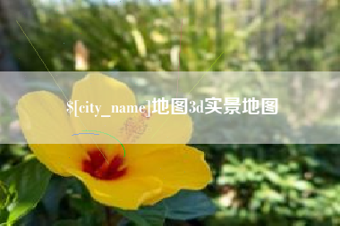 齐河地图3d实景地图