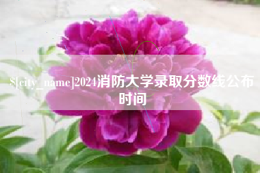 齐河2024消防大学录取分数线公布时间
