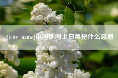 齐河中国地图上白色是什么意思