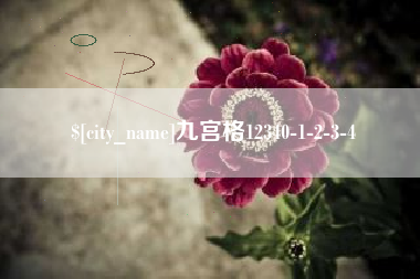 齐河九宫格12340-1-2-3-4