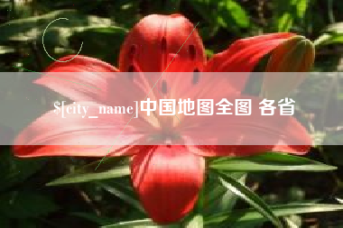 齐河中国地图全图 各省
