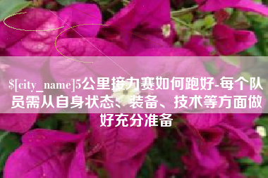 齐河5公里接力赛如何跑好-每个队员需从自身状态、装备、技术等方面做好充分准备