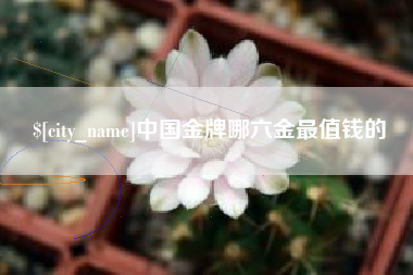 齐河中国金牌哪六金最值钱的