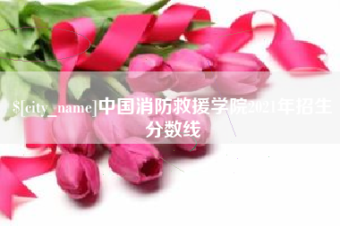 齐河中国消防救援学院2021年招生分数线