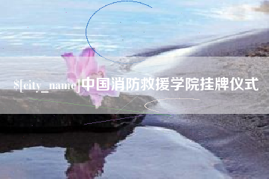 齐河中国消防救援学院挂牌仪式