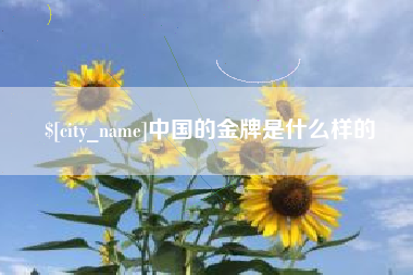 齐河中国的金牌是什么样的